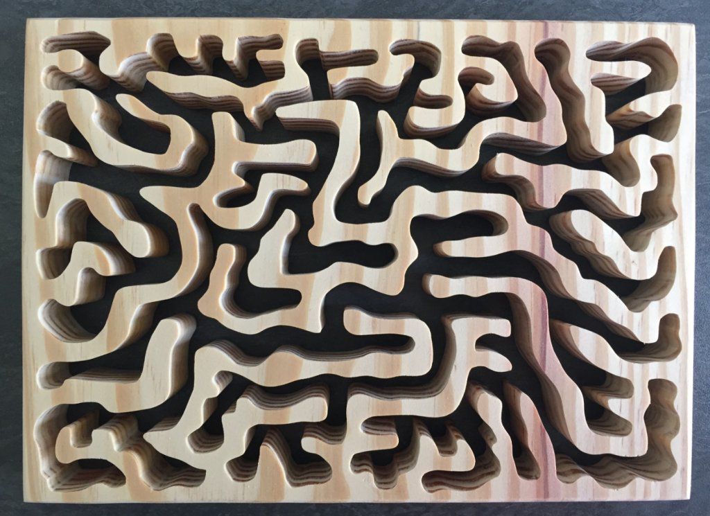 Labyrinthe en bois yellow pin