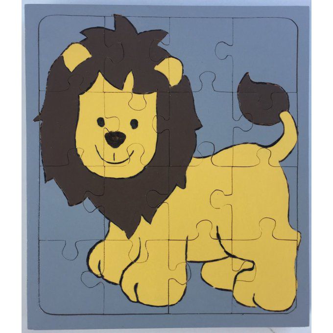 Puzzle Lion - 16 pièces